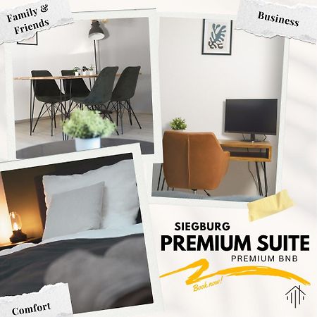 Business & Family - Zentral, 24H Check-In, Xxl Tv Apartment Зигбург Екстериор снимка