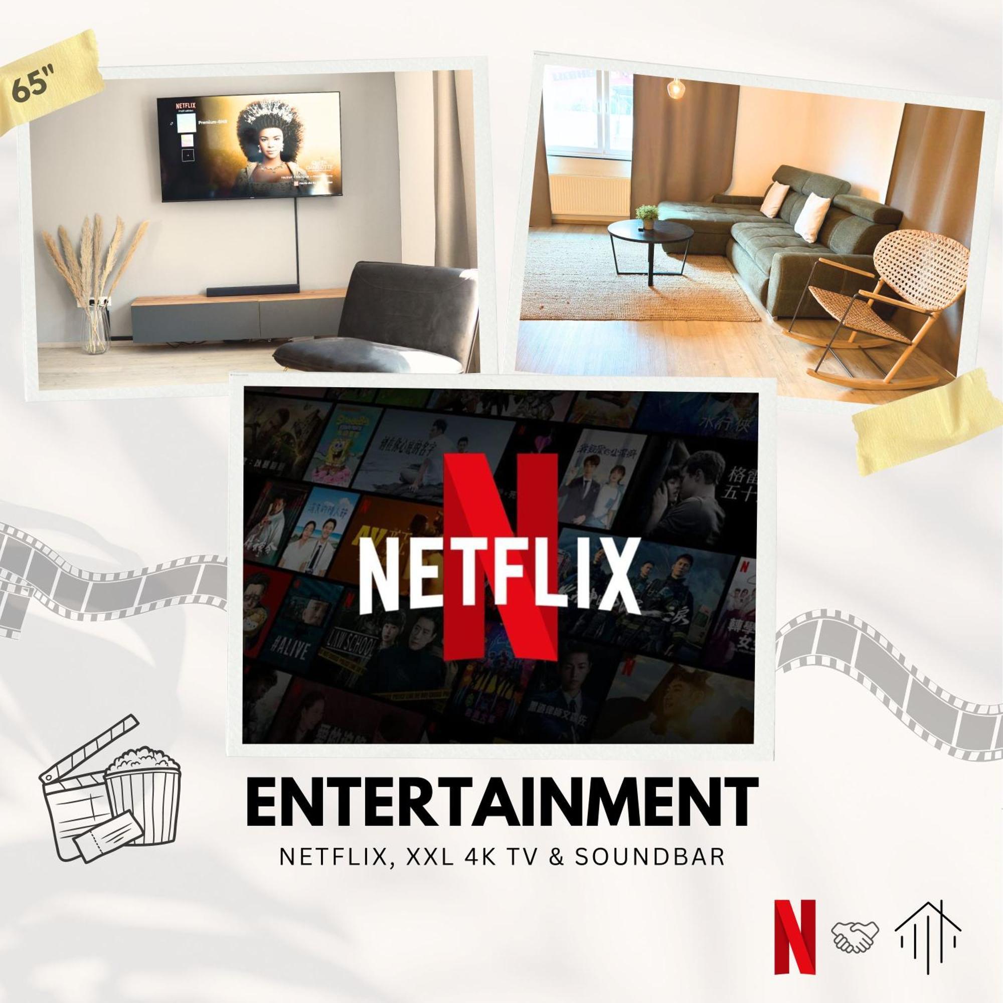 Business & Family - Zentral, 24H Check-In, Xxl Tv Apartment Зигбург Екстериор снимка